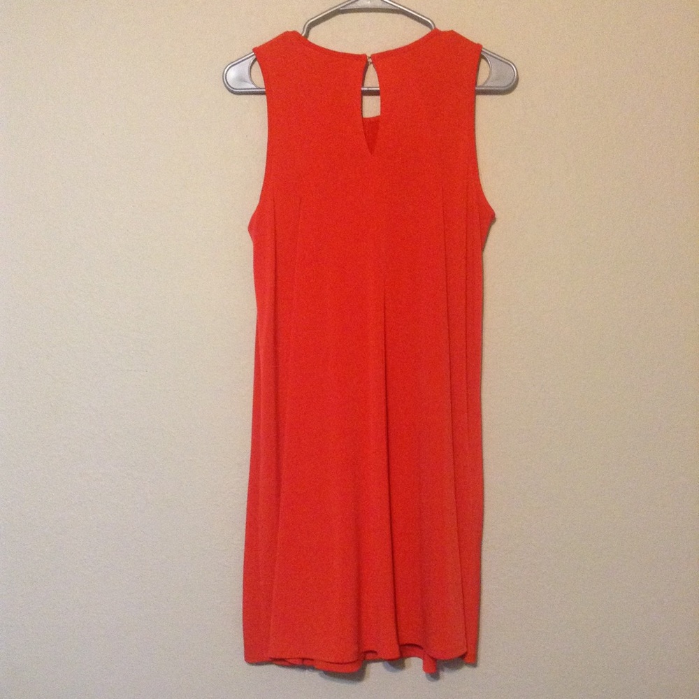 Pleated Dress with Trapeze Silhouette - Picture 4 of 7
